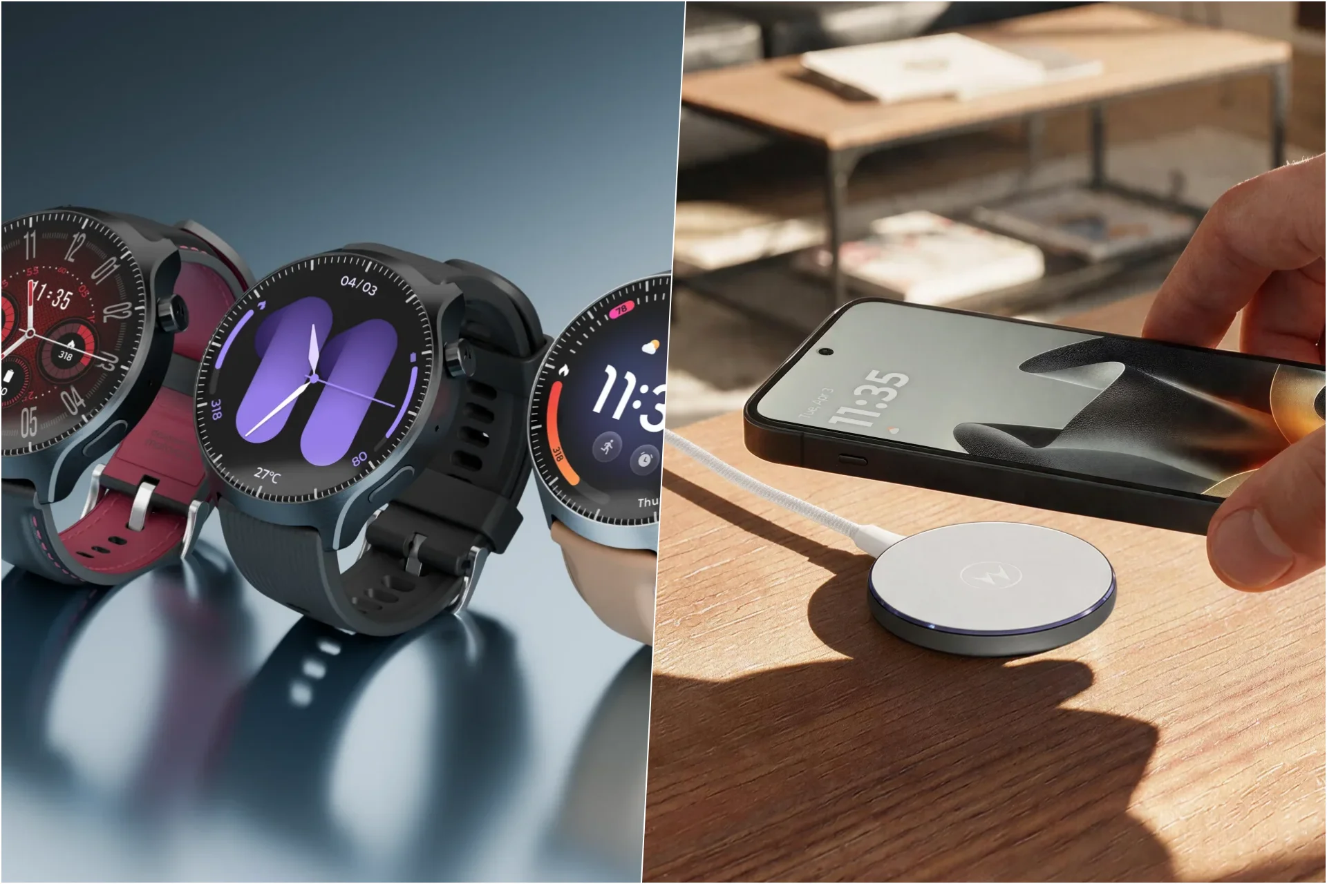 Motorola lança moto watch ultra com tecnologia Polar e moto snap wireless charger na IFA 2026
